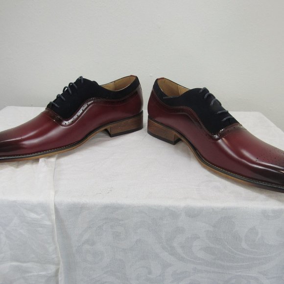 Gino Vitale Men's dress shoes wine 12 no box - Picture 3 of 7